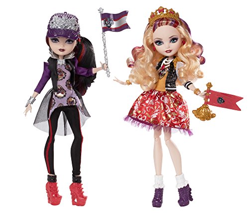 Mattel Ever After High School Spirit Apple White and Raven Queen Doll (2-Pack)
