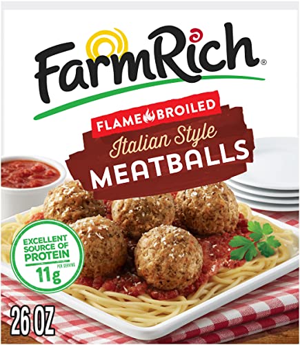Farm Rich, Italian Style Meatballs, Fully Cooked, 26 oz (Frozen)