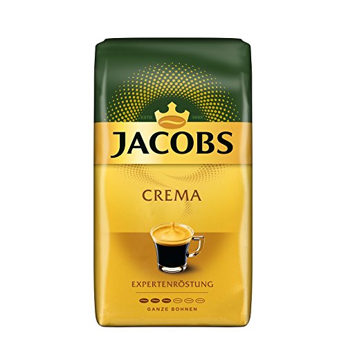 (-20%) Jacobs Kaffeebohnen Café Crema Gold, vollmundig & fruchtig, geröstet in Bremen, Intensität 5/10, Kaffee ganze Bohnen, 1 kg