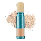 Colorescience Sunforgettable Total Protection Brush-On Shield SPF 50, Mineral Powder Sunscreen Brush, Broad Spectrum, Water Resistant, 0.21 oz