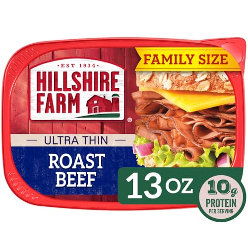 Hillshire Farm Ultra Thin Sliced Deli Lunch Meat, Roast Beef, 13 oz