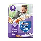 Purina Cat Chow Gentle Sensitive Stomach and Skin Dry Cat Food with Turkey - 13 lb. Bag