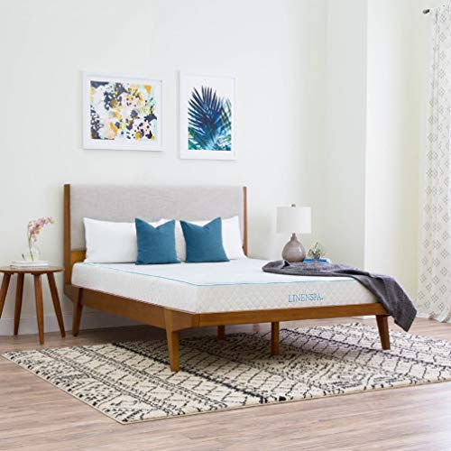 LINENSPA 8 Inch Gel Memory Foam Mattress Queen