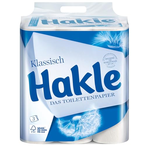 🔥 SELTEN SO GÜNSTIG (-13%) Hakle Klassisch, 24 Rollen Toilettenpapier, 3-lagig