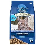 Blue Buffalo Wilderness Nature's Evolutionary Diet High-Protein, Grain-Free Natural Dry Food for Adult Cats, Chicken, 2-lb. Bag