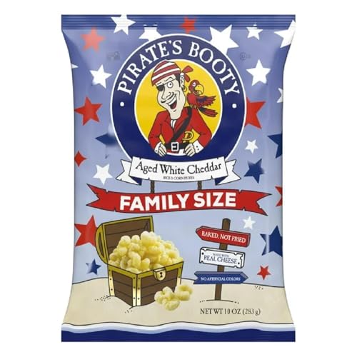 Pirates Booty Snack Puffs Aged White Cheddar 10 Oz