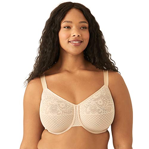 Wacoal Women's Visual Effects Minimizer Bra,Sand,36DDD