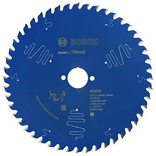 🔥 SELTEN SO GÜNSTIG (-65%) Bosch Professional 1x Kreissägeblatt Expert for Wood (für Holz, Sägeblatt Ø 220 x 30 x 2,6 mm, 48 Zähne, Zubehör Kreissäge)