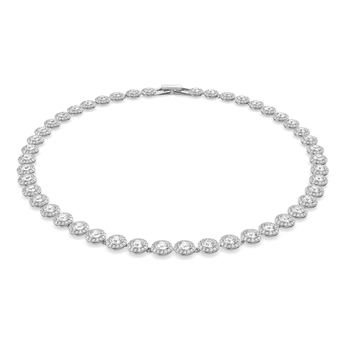 Swarovski Una Angelic Necklace with Clear Crystals on a Rhodium Plated Setting