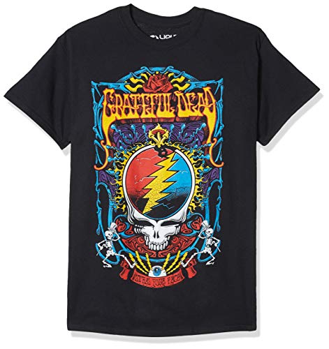 Liquid Blue unisex adult Steal Your Trippy T-shirt T Shirt, Black, X-Large US