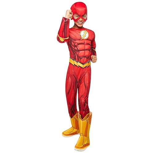 Rubies DC Comics Superheroes: The Flash Costume for Kids, Boy's Small