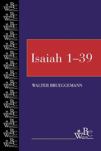 Isaiah, 1-39 (By: Walter Brueggemann) cover