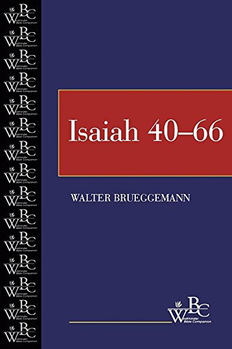 Isaiah 40-66 (By: Walter Brueggemann) cover