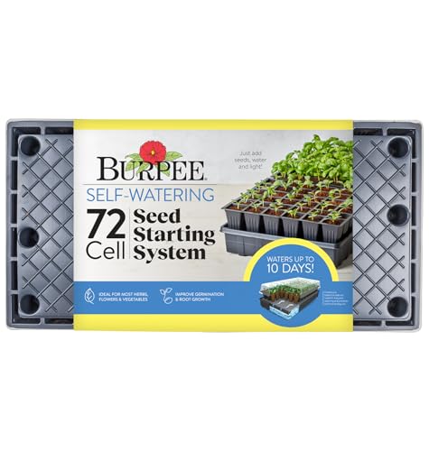 Burpee Self-Watering Seed Starter Tray Self-Watering System A  complete self-watering kit that has