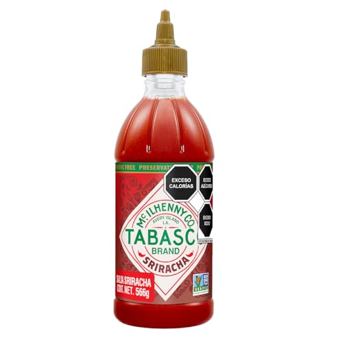 TABASCO Brand Sriracha Sauce, Medium Hot Sauce, Easy-to-Squeeze Bottle, Thai-Style with Louisiana Twist, Rich & Bold Flavor, Great on Stir-Fry, Teriyaki, & More, 20 Oz (Pack of 1)