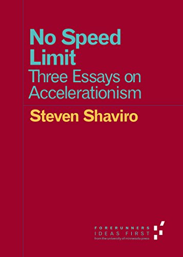No Speed Limit (By: Steven Shaviro) cover