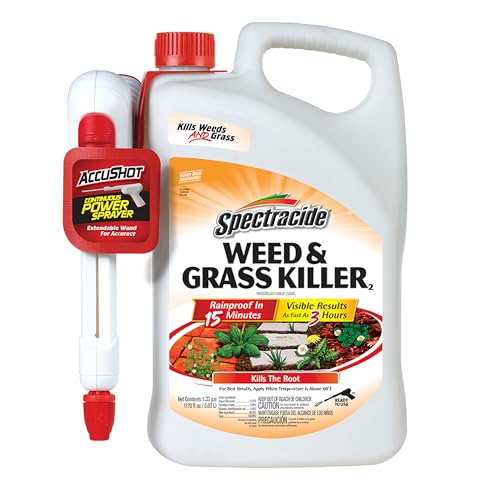 Spectracide Weed And Grass Killer 1.33 Gallons, With AccuShot Continuous Power Sprayer