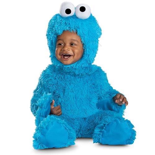Cookie Monster Extra Deluxe Plush Costume, (6-12 Months)