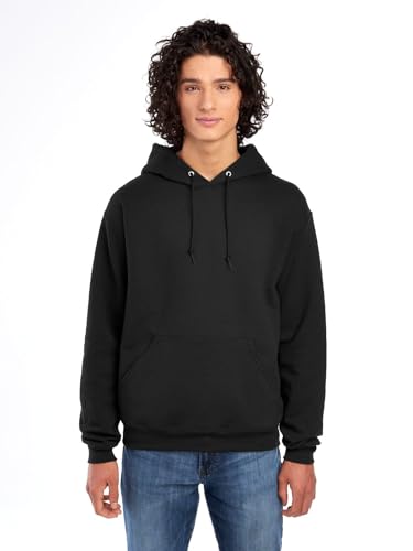 Jerzees Men's NuBlend -Fleece -Sweatshirts & - -Hoodies, Hoodie-Black, Large