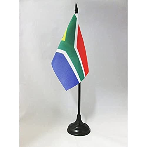 (-38%) AZ FLAG Tischflagge Südafrika 15x10 cm Polyester 100D Kunststoffsockel