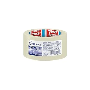Tesa 57167-00000-05 - Cinta de embalaje tesapack fuerte (66 m x 50 mm) Transparente