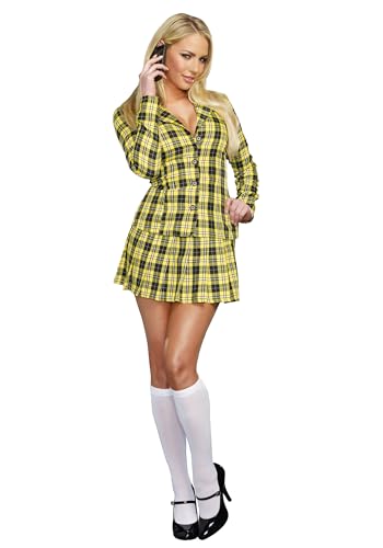 Dreamgirl Costumes Women's Fancy Girl, Plaid, Small