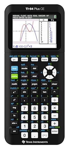 Texas Instruments TI 84 Plus CE Graphing Calculator Most Comprehensive Good choice for standardized