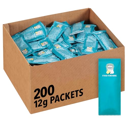 Heinz Ranch Single Serve Packet (0.4 oz Packets, Pack of 200)