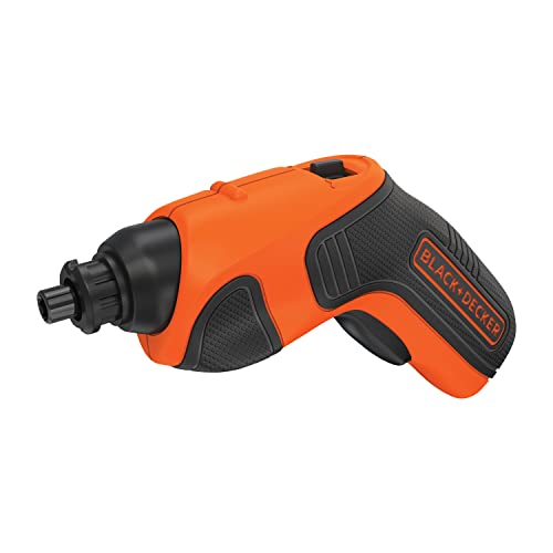 BLACK+DECKER BDCS20C 4V MAX Lithium-Ion Cordless Rechargeable Screwdriver A