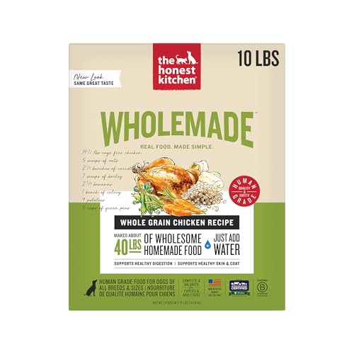 The Honest Kitchen Wholemade™ Whole Grain Chicken Dog Food, 10 lb Box