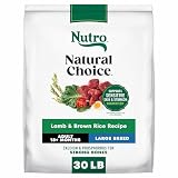 Nutro Natural Choice Large Breed Dry Dog Food, Adult Dog Food Lamb & Brown Rice Recipe, 30 lbs.