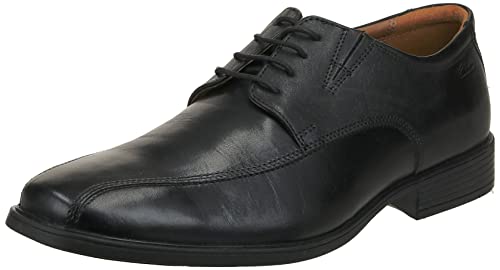 🔥 STARKER PREIS (-43%) Clarks Herren Tilden Walk Oxford-Schuh Derby, Schwarz, 49.5 EU