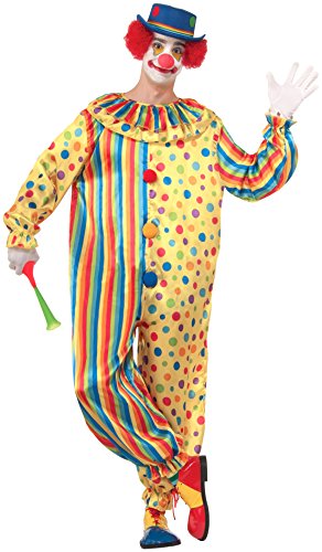 Rubies Men's Spots The Clown Adult Sized Costumes for Themed Parties and Halloween, Multi, Standard US