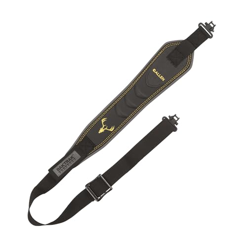 Allen Company Boulder BakTrak 2-Point Rifle and Shotgun Sling - Rubber Grip with Swivels - Ideal for Hunting and Shooting - Gun Strap - Tested up to 300 Lbs. - Black