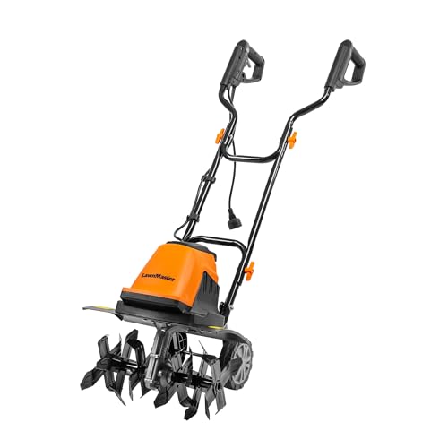 LawnMaster TE1216M Electric Tiller 12-Amp, 16-Inch