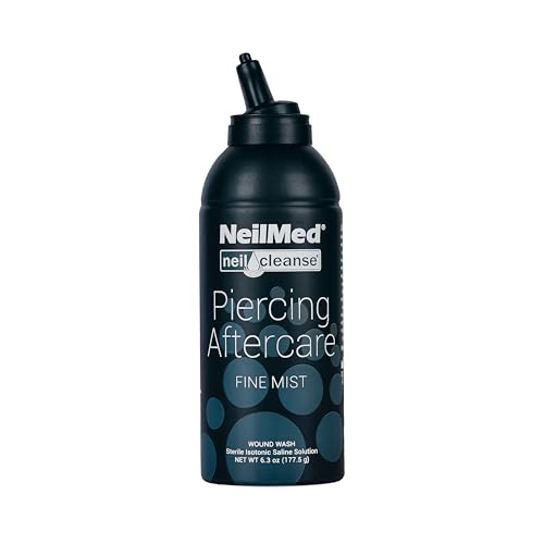 Neilmed Neilcleanse Piercing Aftercare Fine Mist 63 Fluid Ounce