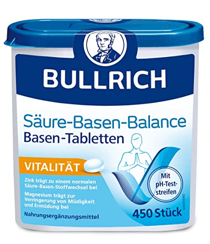 🔥 STARKER PREIS (-32%) Bullrich Basentabletten mit Zink | vegan | 450 Stück