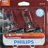 Philips Automotive Lighting H11 X-tremeVision Upgrade Headlight Bulb with up to 100% More Vision, 2 Pack, white