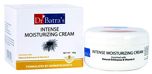 Dr Batra’s Intense Moisturizing Cream | Clinically Inspired | With Echinacea & Vitamin E | Long-Lasting Hydration for Smooth, Soft Skin | Suitable for