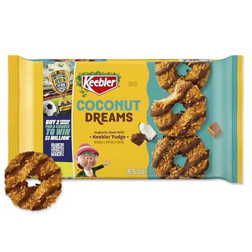 Keebler Fudge Cookies, Coconut Dreams, 8.5oz