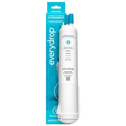 everydrop® by Whirlpool Ice and Water Refrigerator Filter 3, EDR3RXD1, Single-Pack