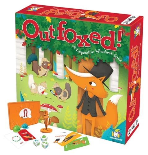 OUTFOXED, A CLASSIC WHO DUNNIT GAME FOR PRESCHOOLERS, 4 players