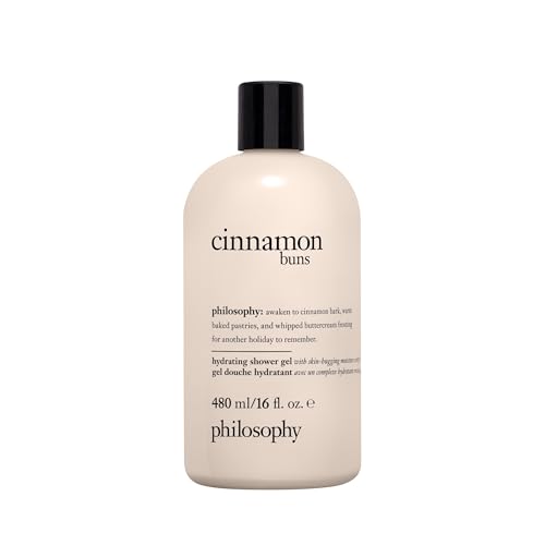 philosophy cinnamon bun shampoo, shower gel & bubble bath, 16 oz