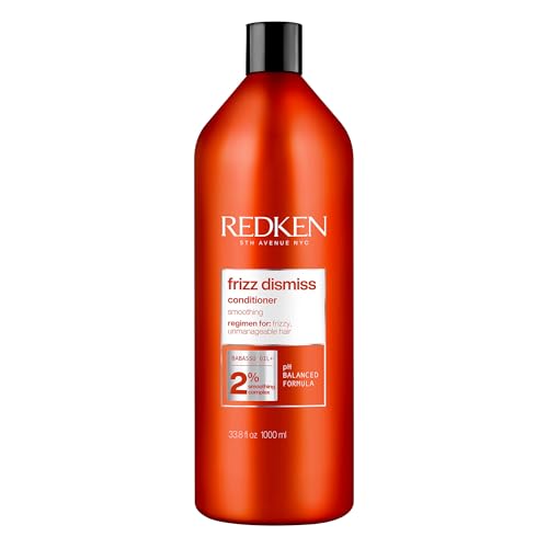 Redken Frizz Dismiss Conditioner – For Smoother Hair, 33.8 Fl Oz