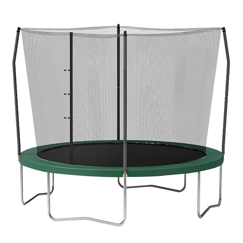 Skywalker Trampolines 10-Foot Round Trampoline and Enclosure Mid-sized Option Nice-size jump