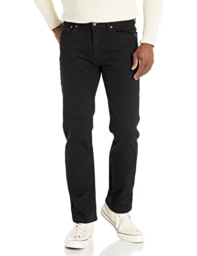 Levi's Men's 514 Straight fit Stretch Motion Jean, Native Cali Black Denim, 32x32