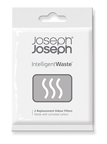 (-23%) Joseph Joseph Behälter für Bioabfall, intelligent, Aktivkohle-Geruchsfilter, Küchenabfall, 2 Stück