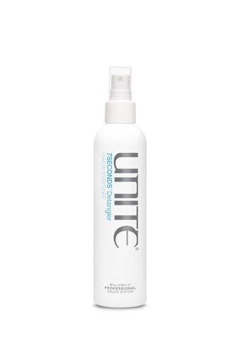 UNITE Hair - 7SECONDS Detangler – Lightweight Leave-In Conditioner Spray – Instantly Detangles, Strengthens & Protects from UV and Heat Damage – Vegan, Color-Safe & Cruelty-Free, 8 Fl Oz