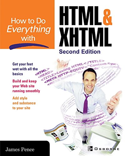 How to Do Everything with HTML (By: James H. Pence) cover