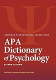 Apa Dictionary Of Psychology Second Edition English Edition